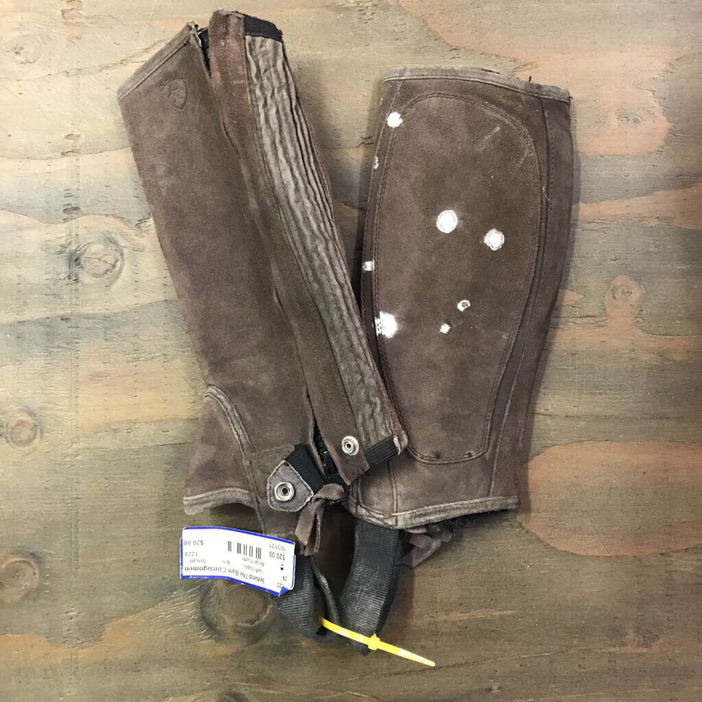 Ariat Youth Half Chaps, Brown
