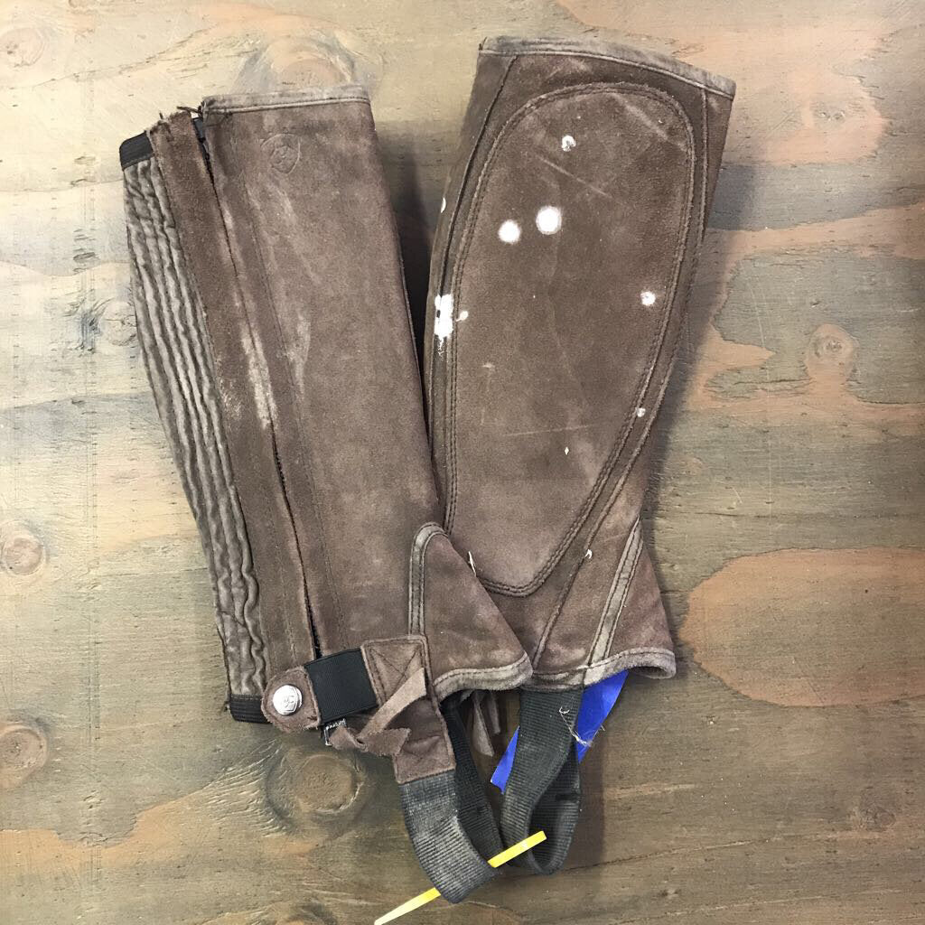 Ariat Youth Half Chaps, Brown