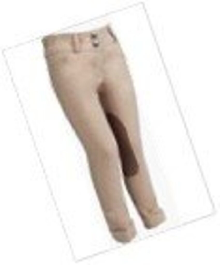 HKM Youth Jods Breeches, Tan, Size 10