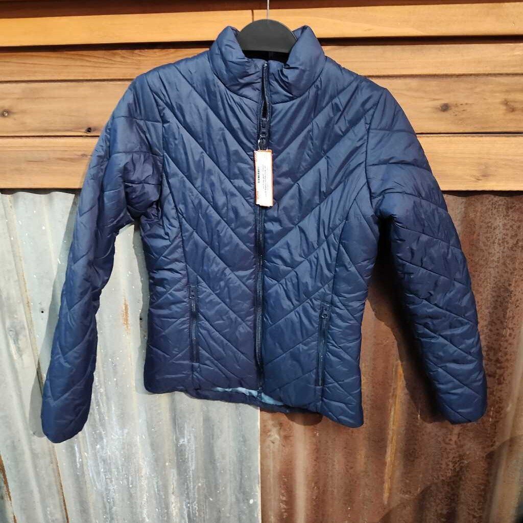 Riding Sport Puffer Winter Jacket, Navy, Size XS
