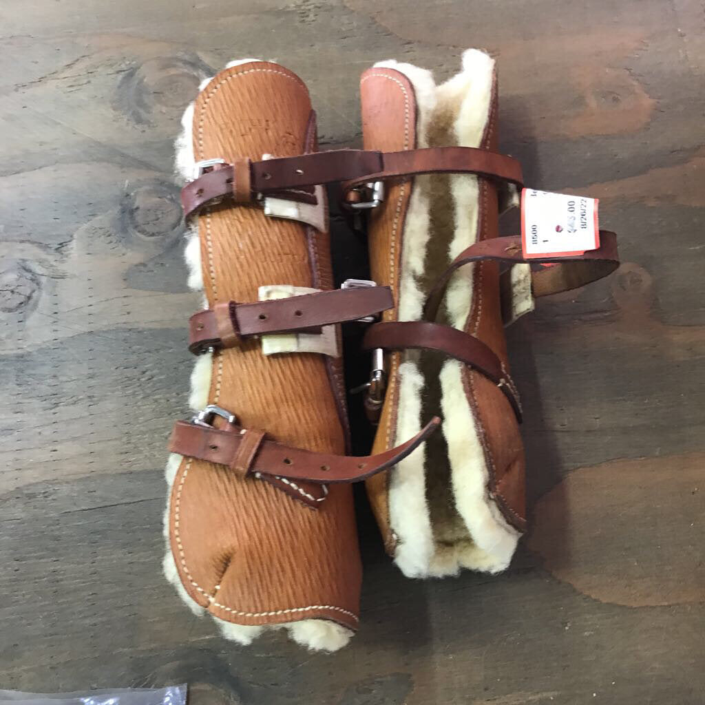 Open Front Boot, Tan