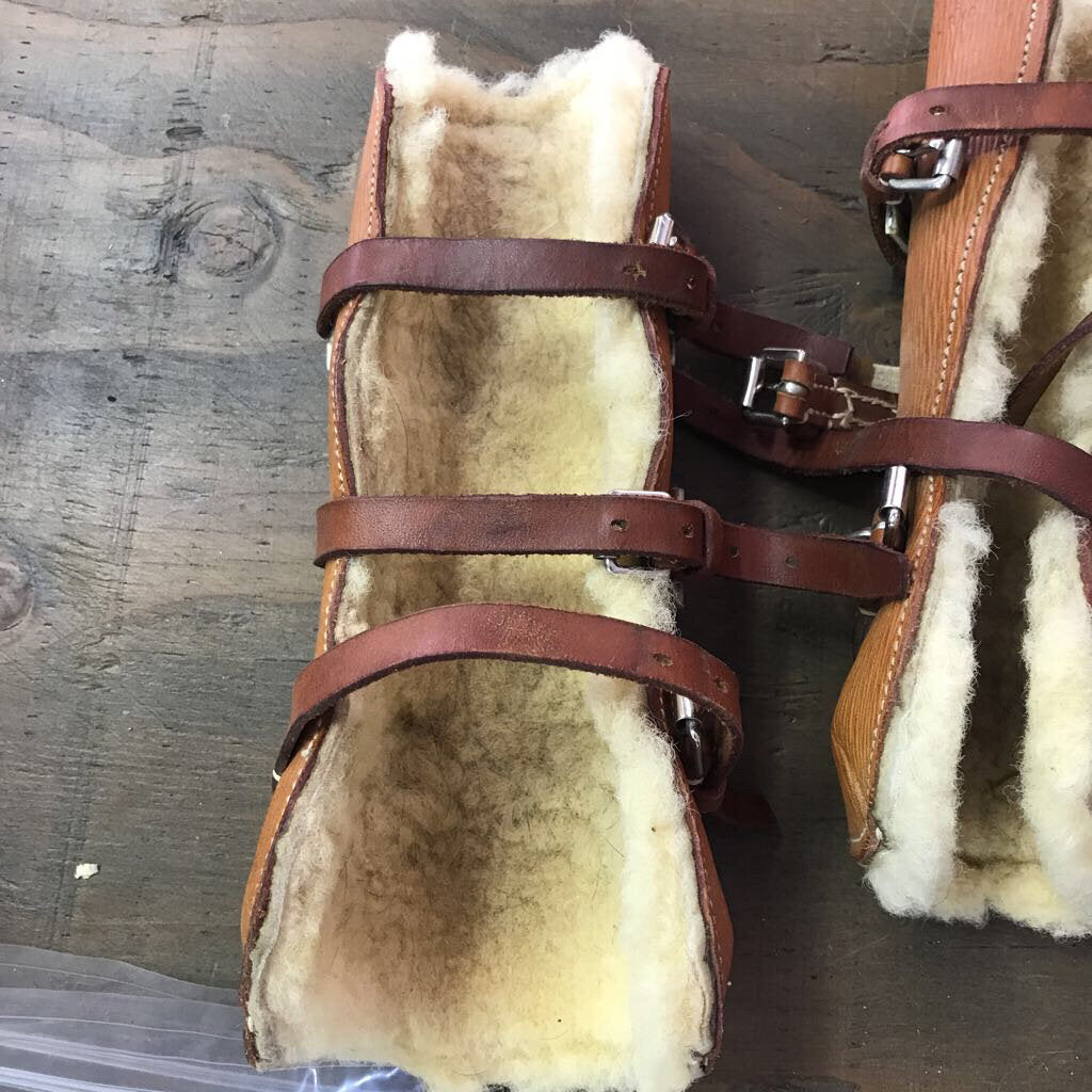 Open Front Boot, Tan