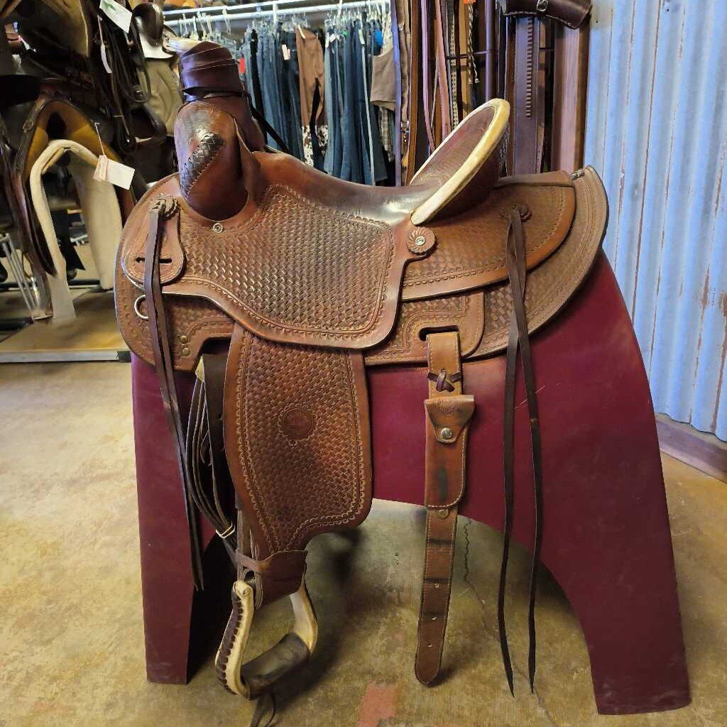 Colorado Wade Style Roper Saddle, Brown, 15" seat