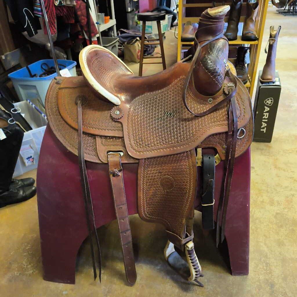 Colorado Wade Style Roper Saddle, Brown, 15" seat