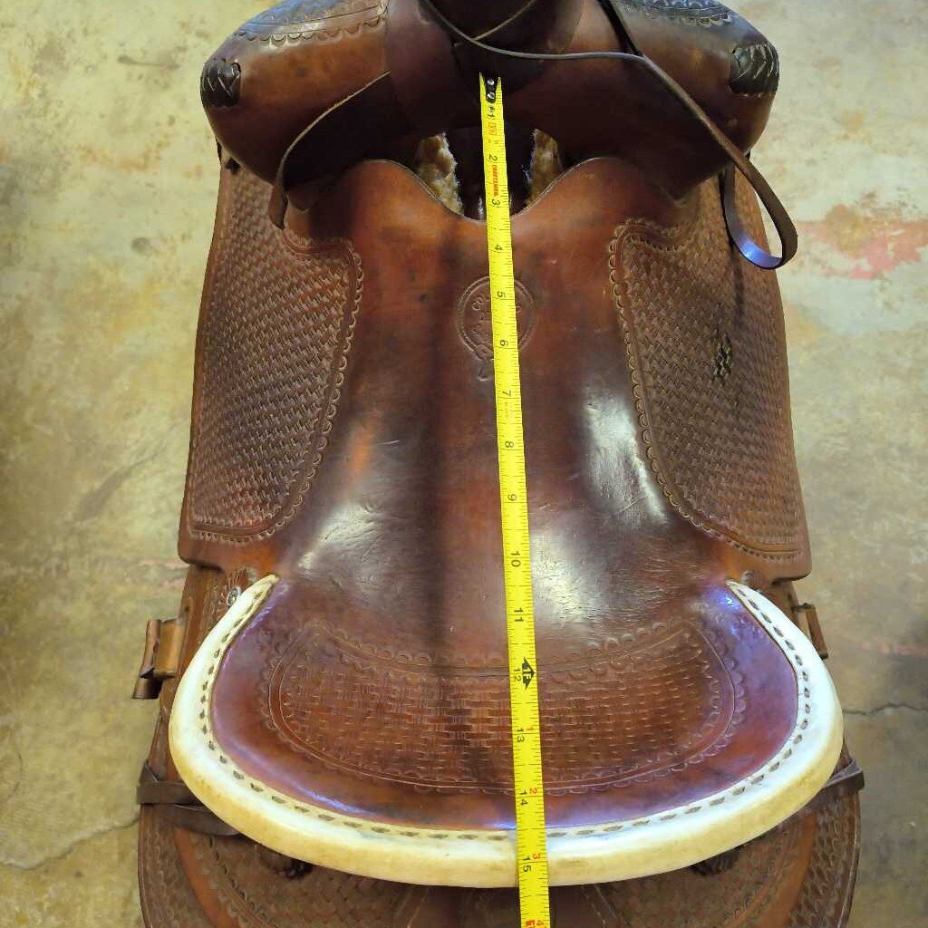 Colorado Wade Style Roper Saddle, Brown, 15" seat