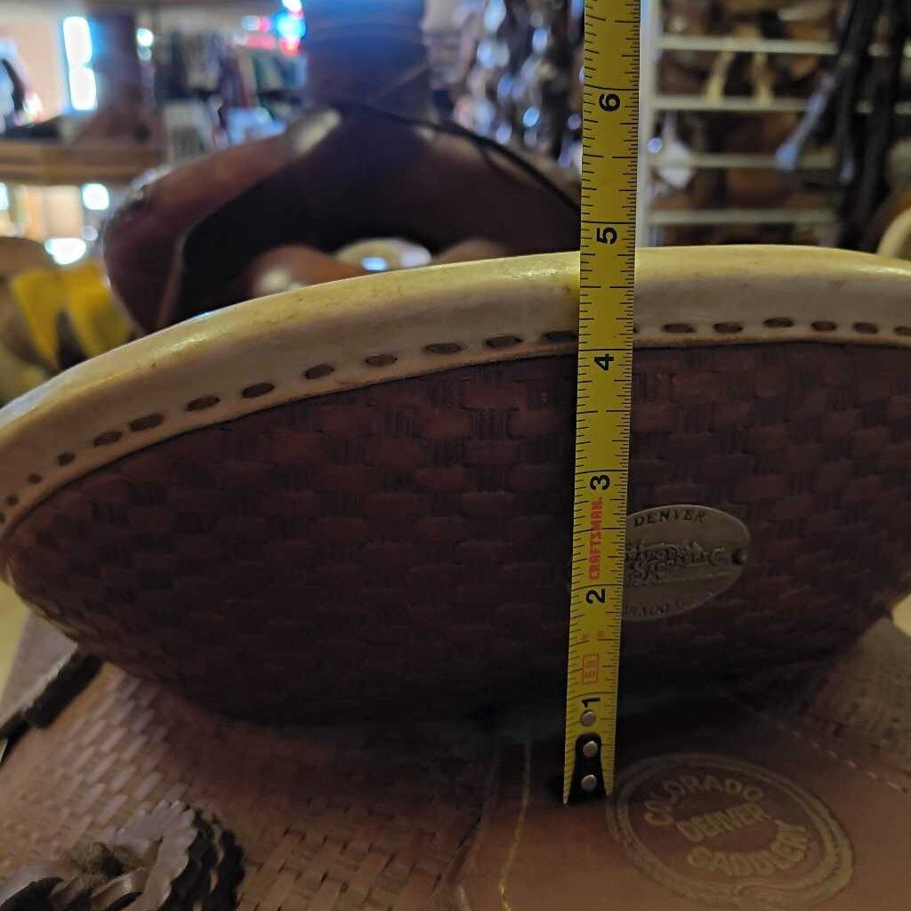 Colorado Wade Style Roper Saddle, Brown, 15" seat