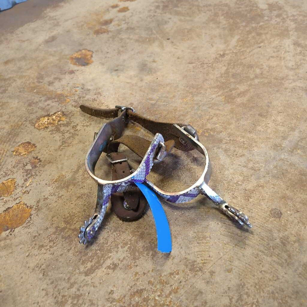 Spurs with Straps, Antiqued