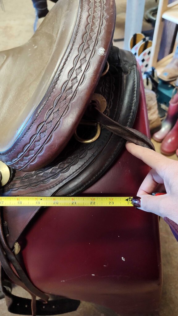 Circle Y Park and Trail Saddle, Brown, 15.5" seat