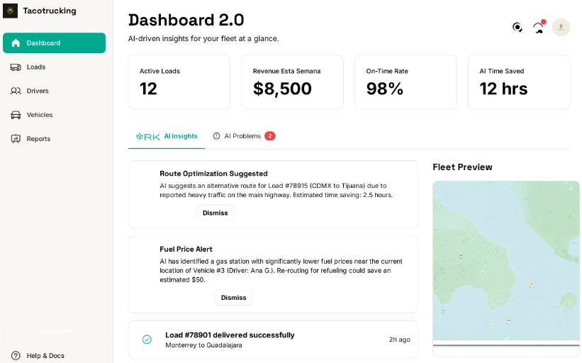 Dashboard UI