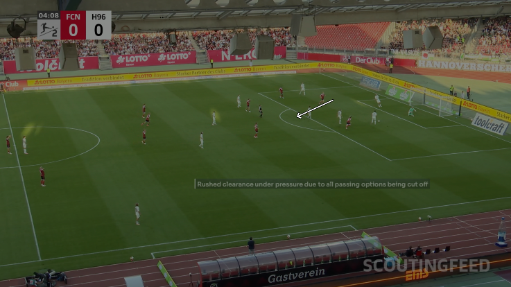 Nürnberg pressing vs Hannover — ThomasWilson04