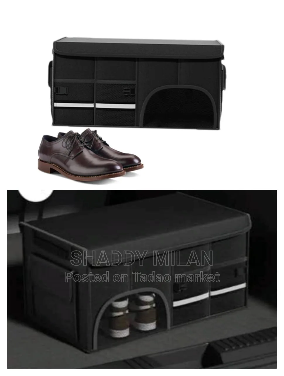 Car trunk storage box