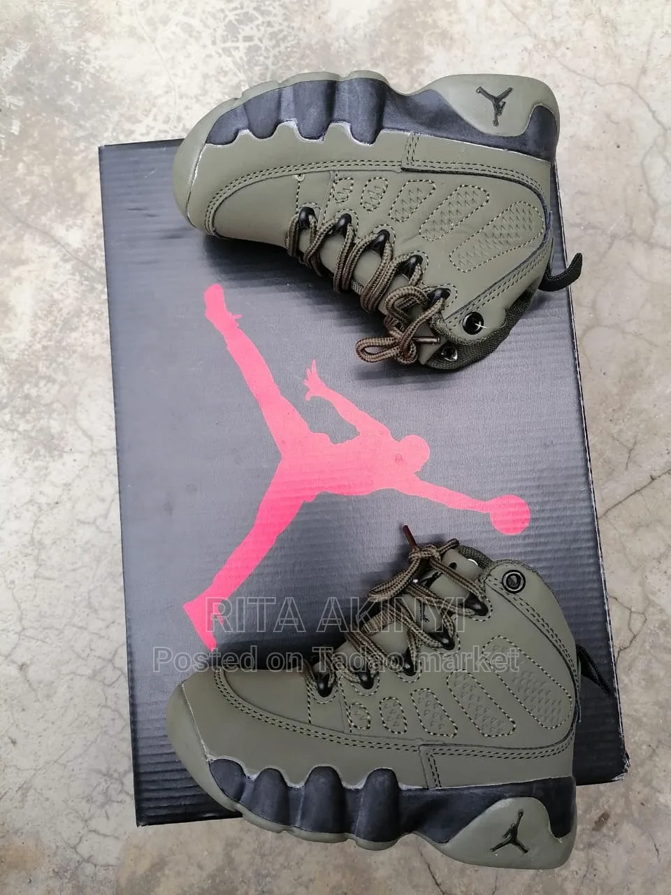 Jungle green J9 kids shoes
