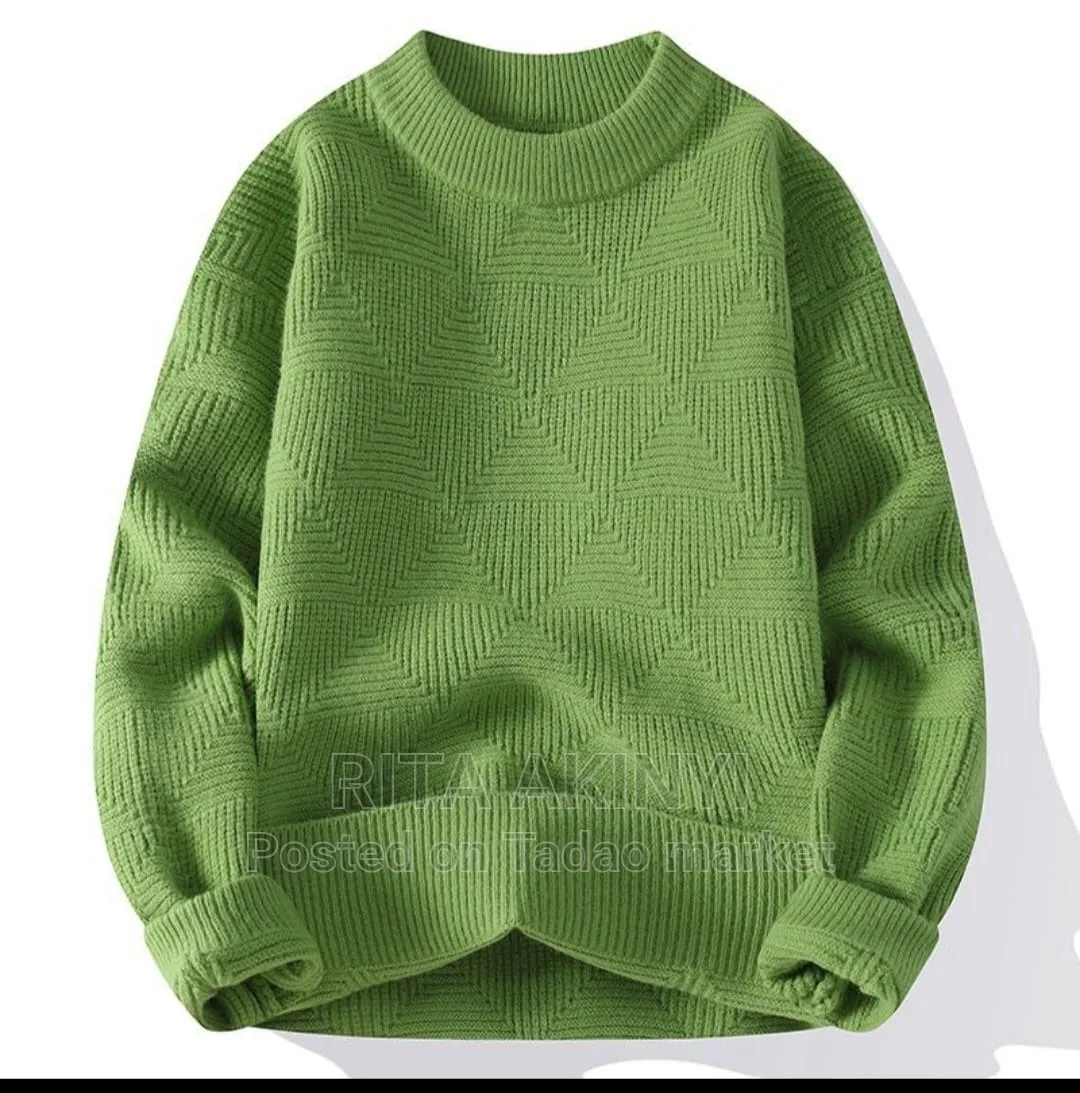 KNITTED CREWNECK UNISEX SWEATERS 3