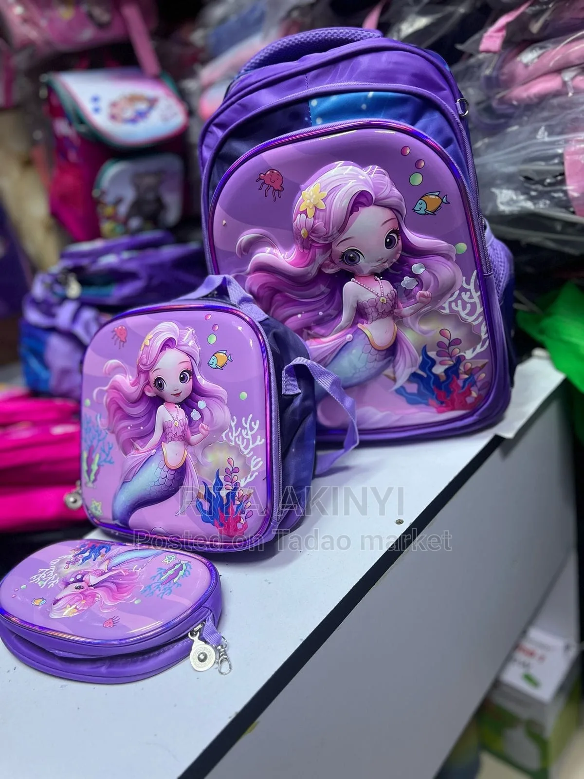 3 in 1 cartoon themed school bags