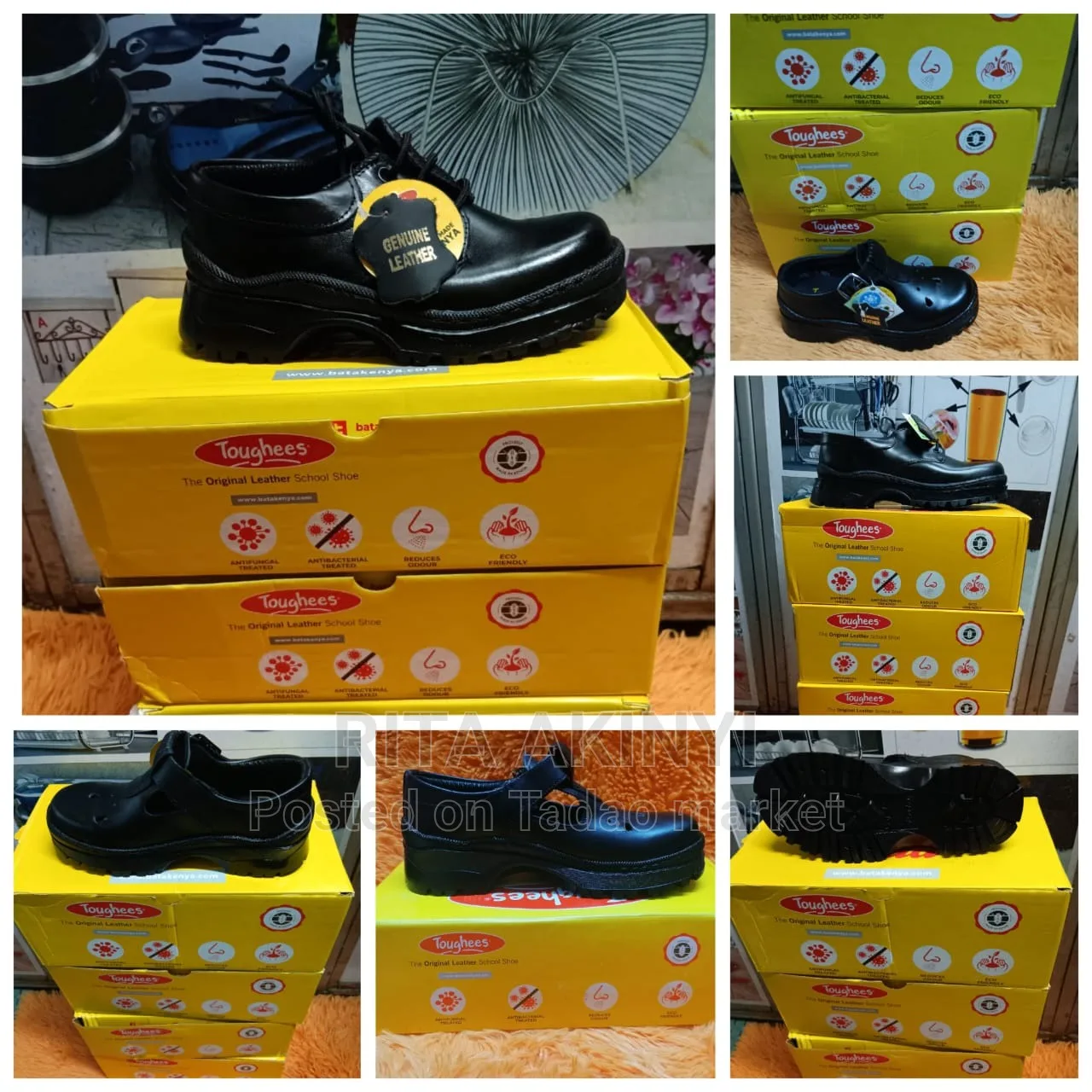 Original Bata Toughees School Leather 3