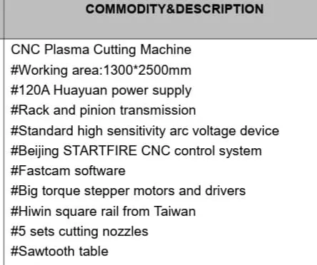 CNC PLASMA CUTTING MACHINE+COMPRESSOR FOR SALE 2
