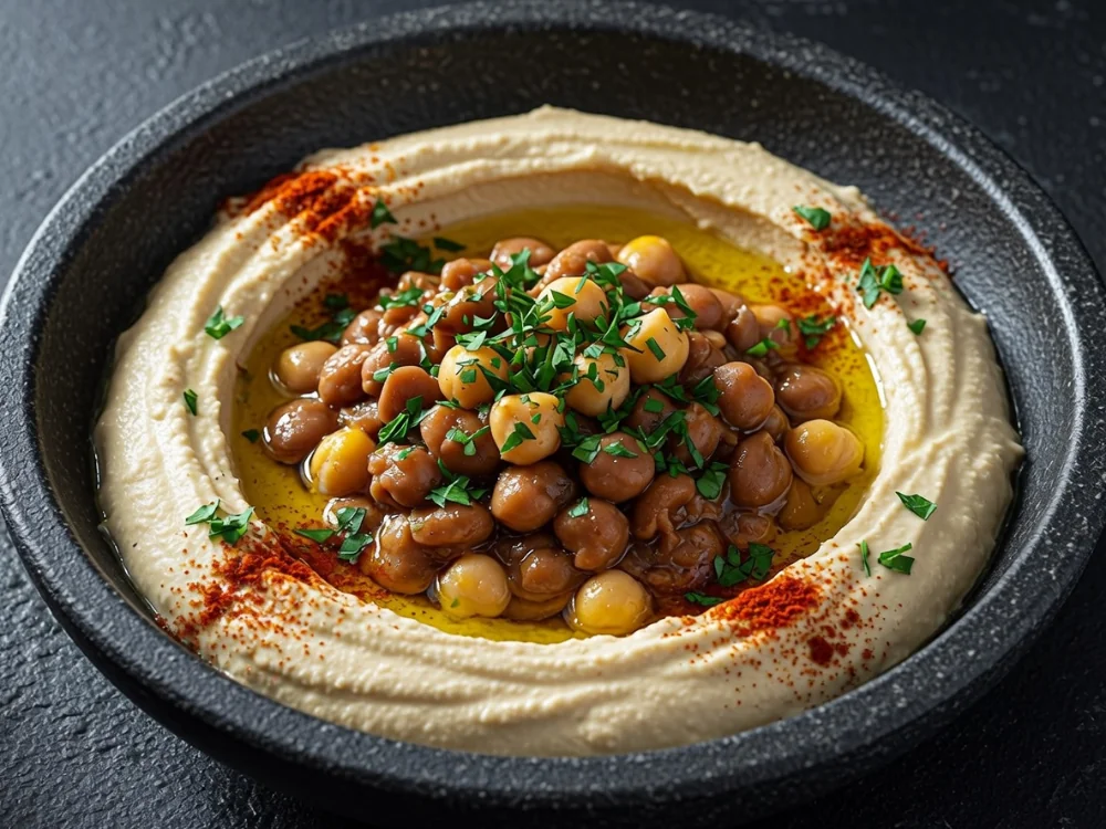 חומוס עם פול