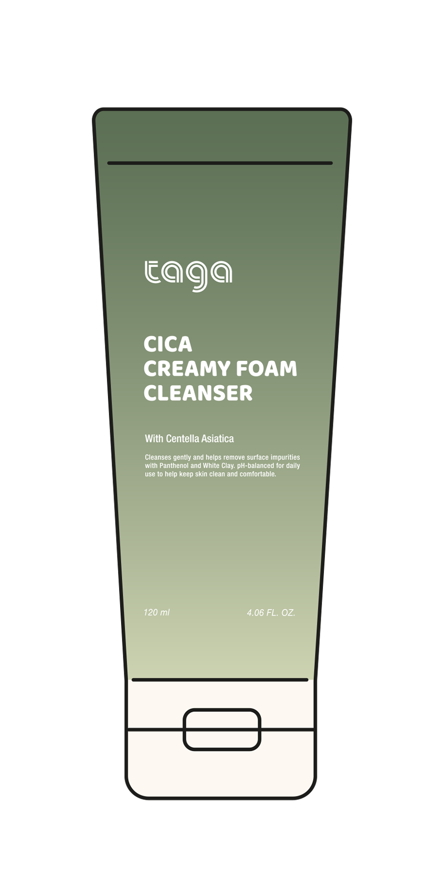 Cica Creamy Foam Ceanser 120ml