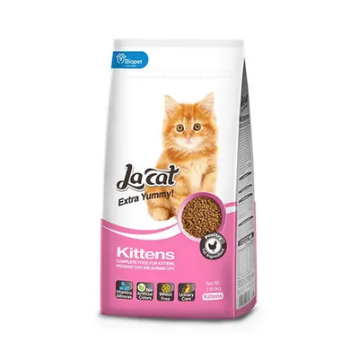 להקט LaCat מזון יבש מלא לחתלתולים | עוף וסלמון | 2.85 ק״ג