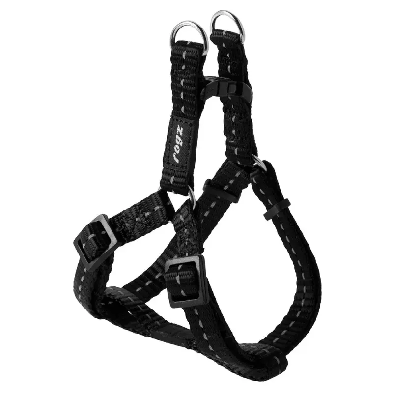 רתמה לכלב שחורה 11 מ"מ