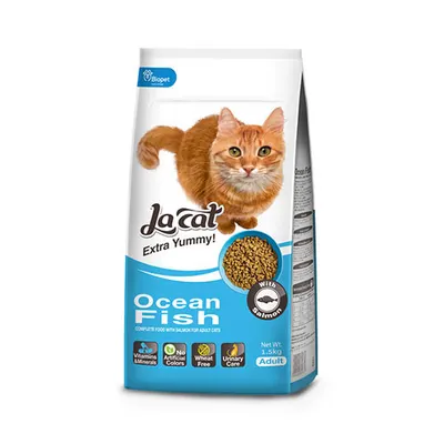 להקט | LaCat מזון יבש מלא לחתולים בוגרים | דגי אוקיינוס | 7.2 ק״ג
