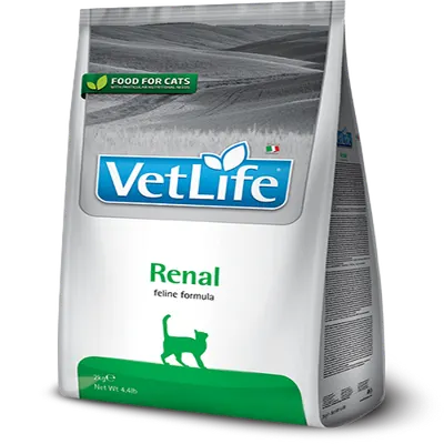Vet Life מזון רפואי יבש לחתולים | תמיכה בתפקוד הכליות (Renal) | 5 ק"ג