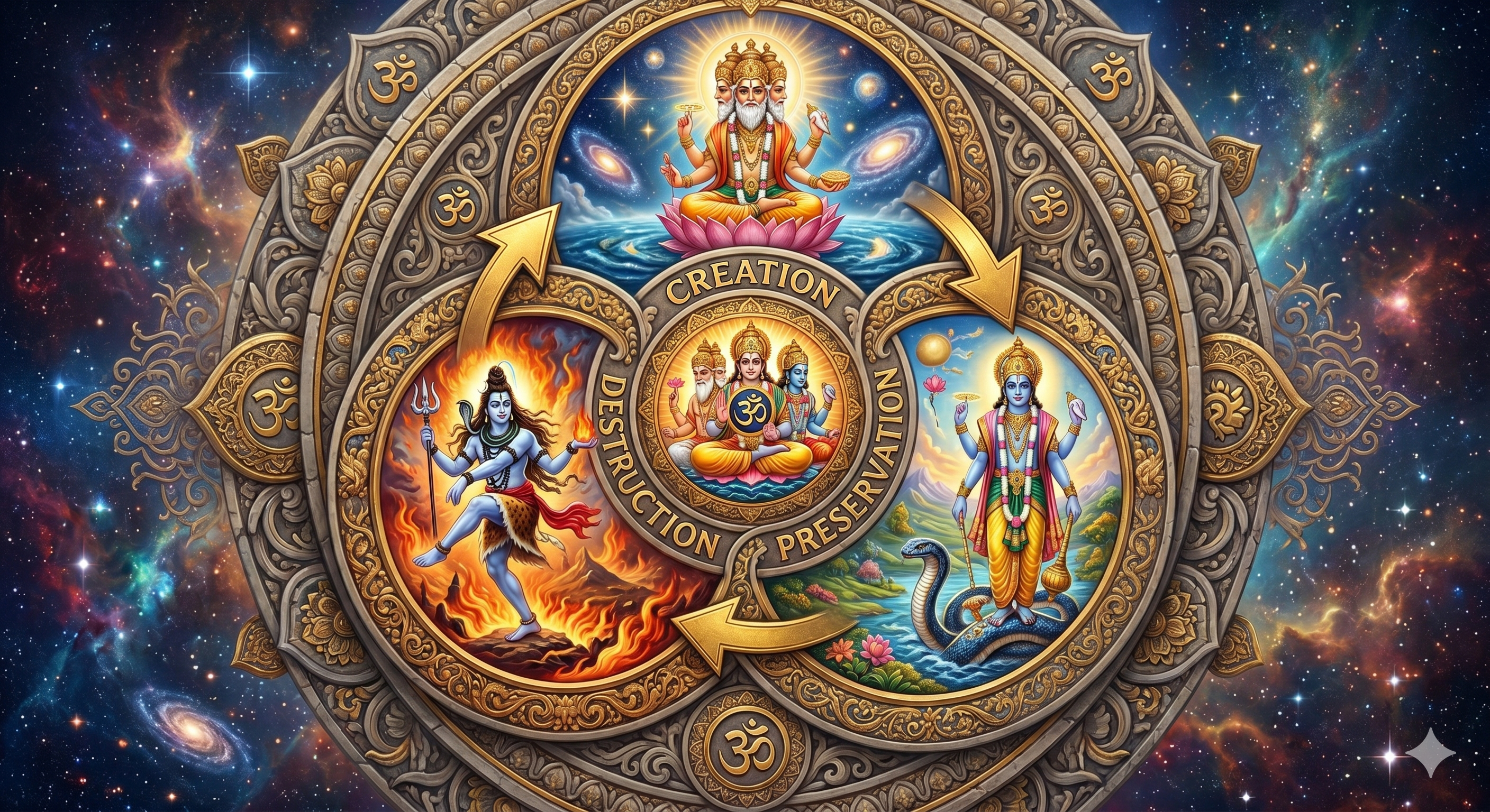 Cycles of Ordered Creation, Preservation, Destruction