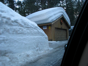 Lake Tahoe Snow Dump