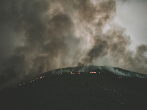 July 2, 2021, fire above Carson City, Nevada