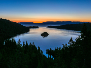 Just before the dawn at Lake Tahoe's most breathtaking spot, Emerald Bay. I could spend days just in this area with all the hikes and vantage points. I wouldn't want to wake up this early every day though.
