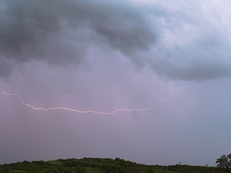 In the middle of the storm.