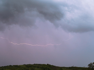 In the middle of the storm.