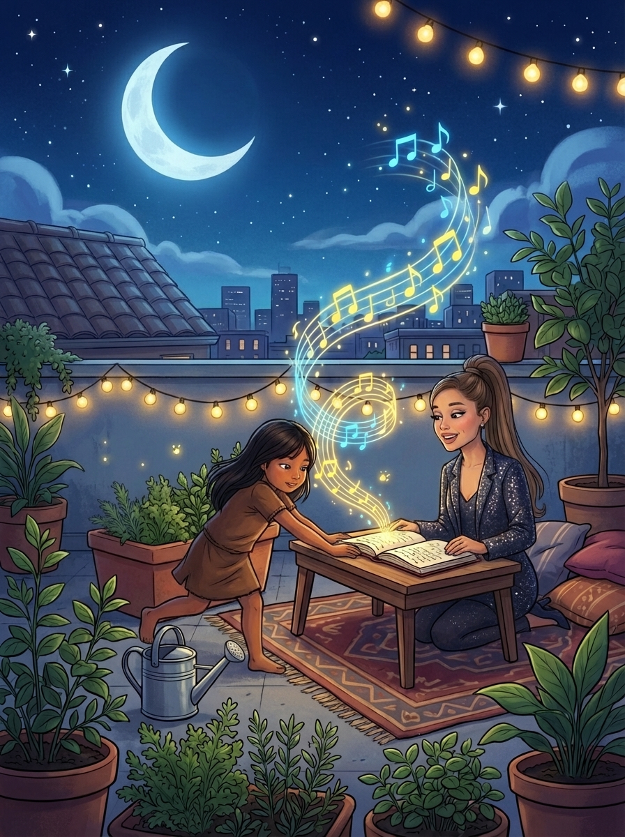 Maya and Ariana Grande's Rooftop Song