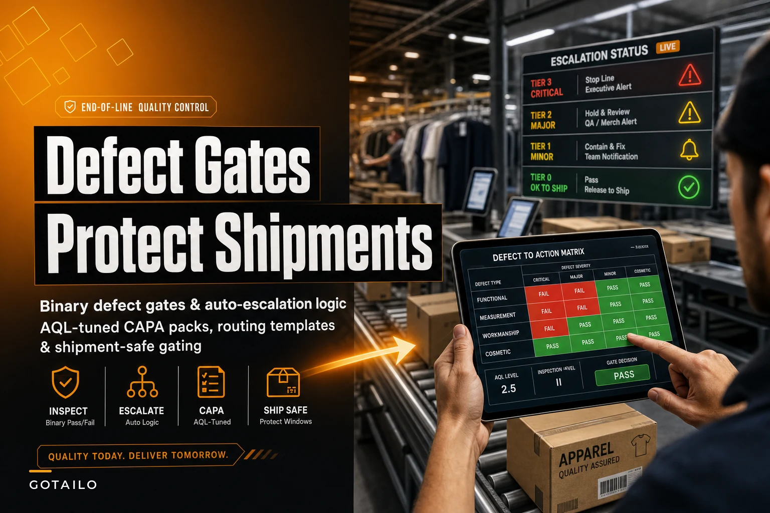 Inline defects blocking shipments? Binary escalation rules to protect windows