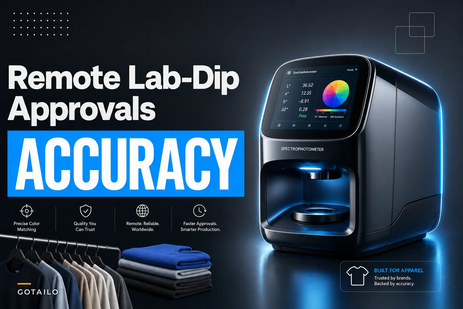 Remote lab-dip approvals that stop repeat dips — evidence standards, ICC profiles and acceptance thresholds