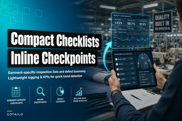 Skipping inline checkpoints? Compact cut/sew inspection lists and a defect taxonomy you can implement today