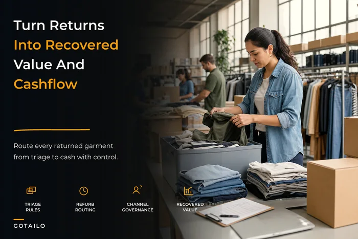 Turn returns into cash: a recovered‑value reverse‑logistics operating model for apparel brands