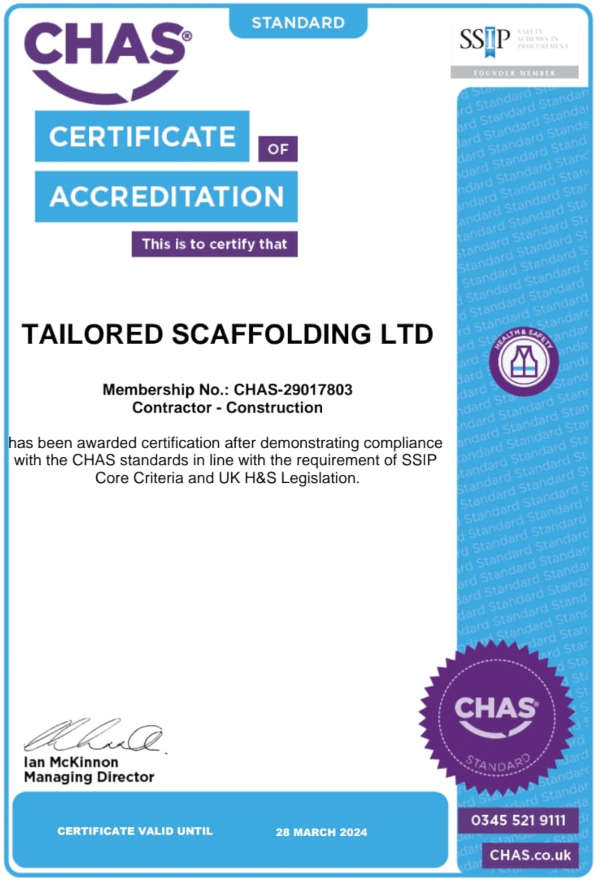 CHAS Certification Accreditation