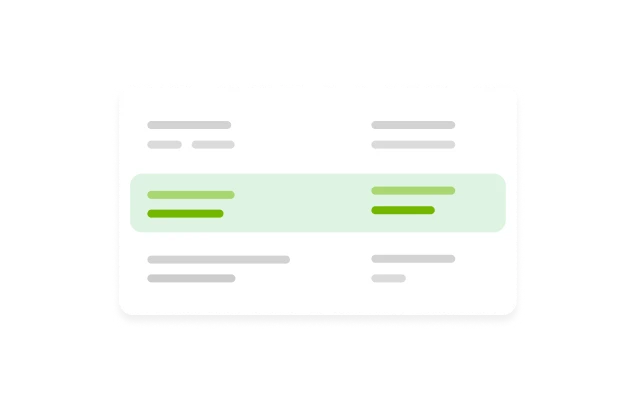 Detail Lists