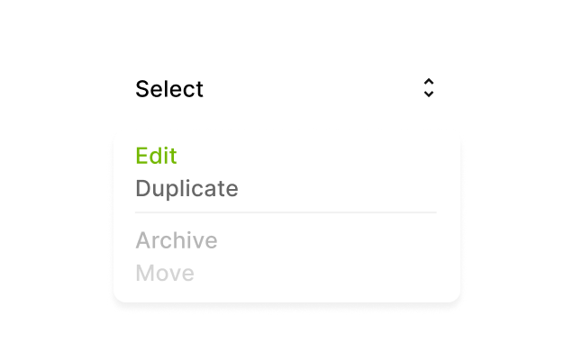 Dropdown