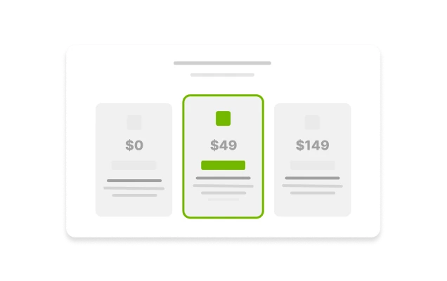 Pricing Sections