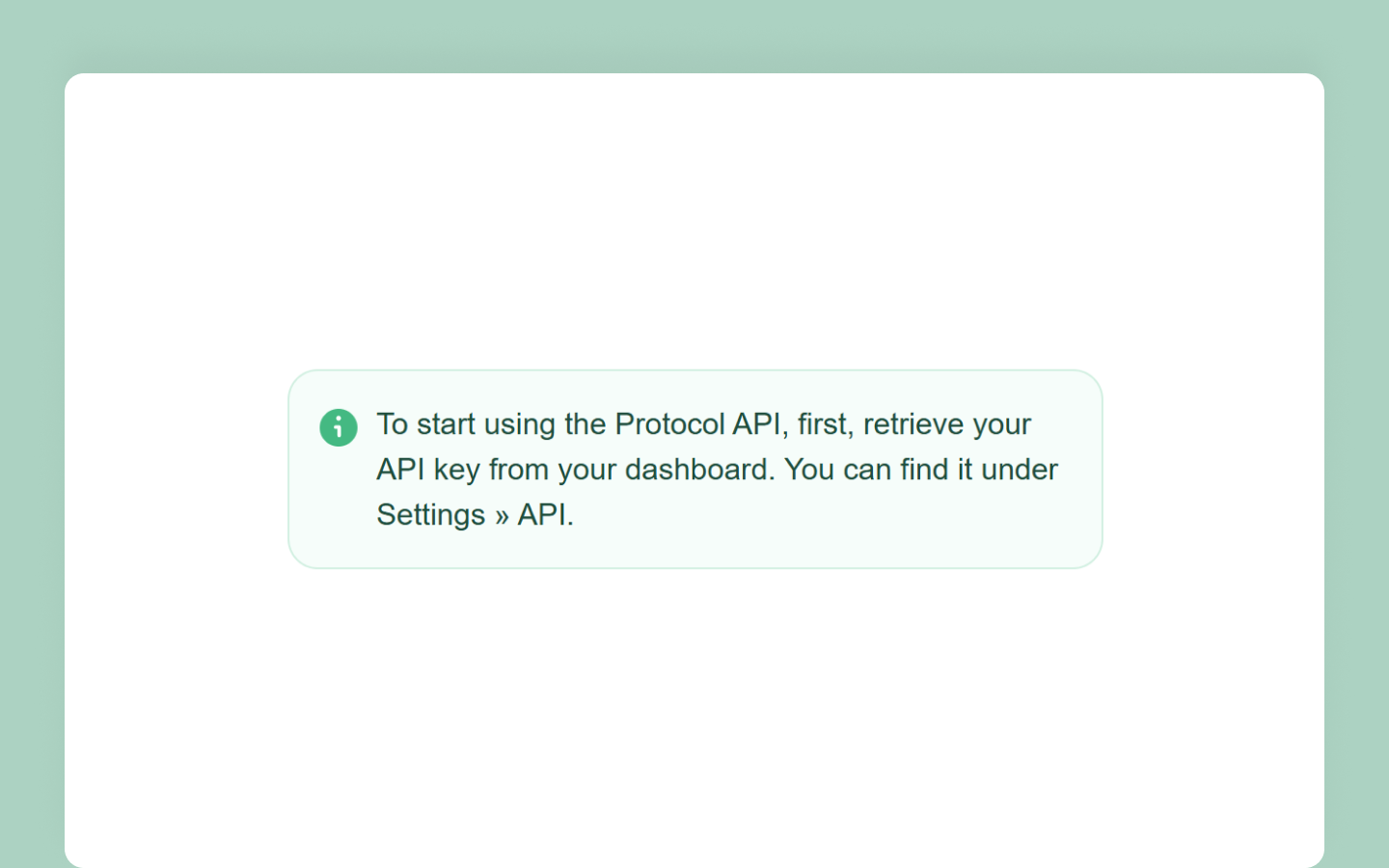 Modern alert notification component green color