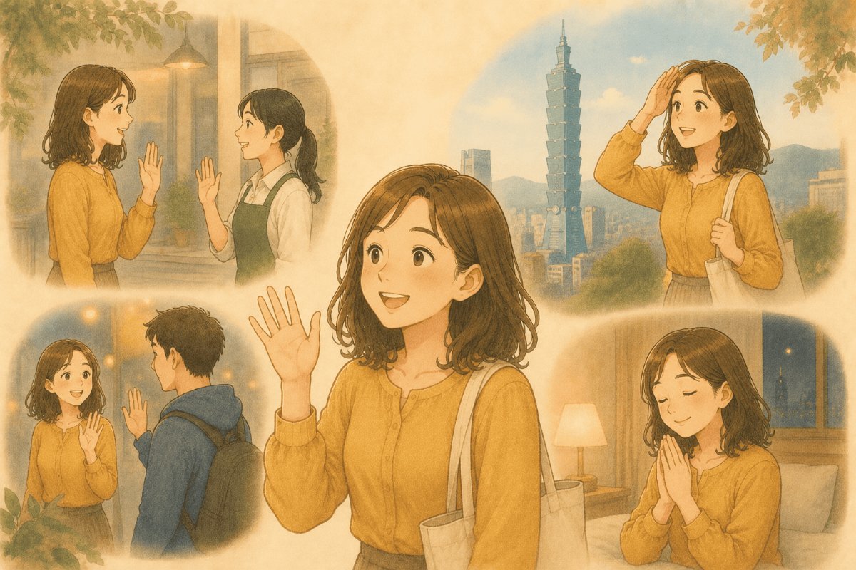 台湾中国語の挨拶まとめ｜おはよう・こんにちは・おやすみ、教科書と違うリアル