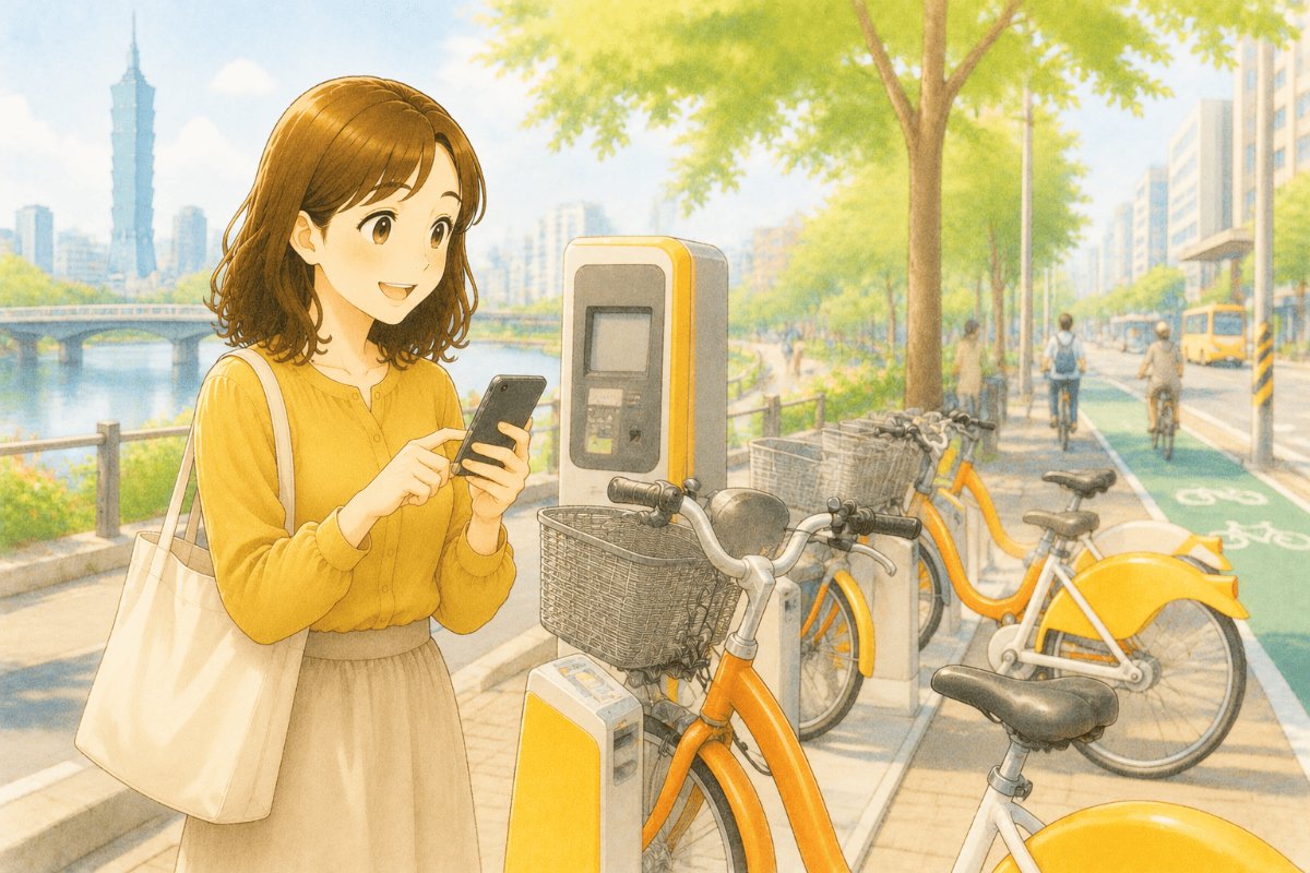 台湾YouBikeの使い方｜旅行者の登録・料金・返却と中国語