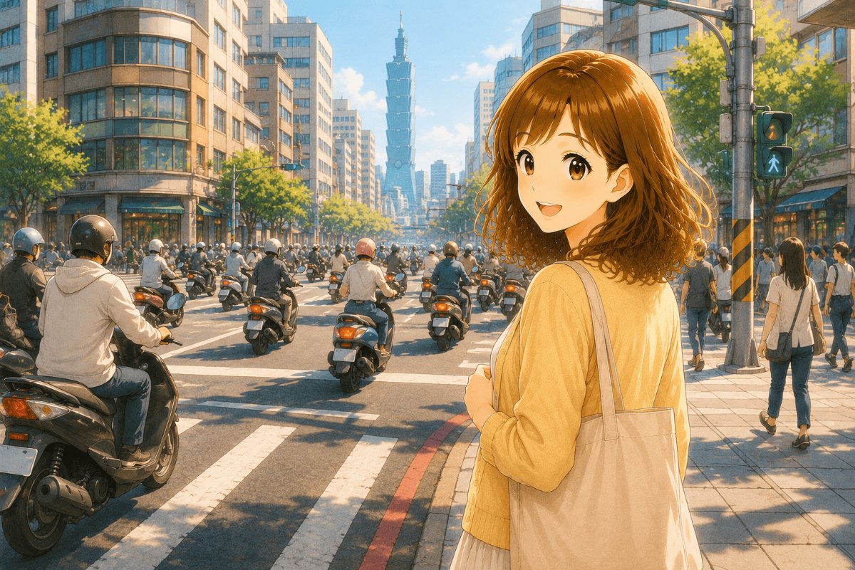 台湾にバイクが多いのはなぜ？交通事情・ルールと歩行者の注意点