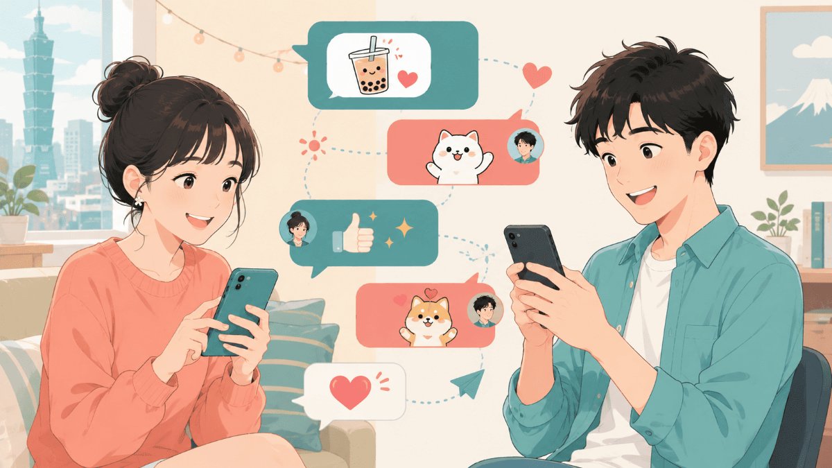 台湾人とのLINEで使う中国語｜フレーズ・スタンプ文化