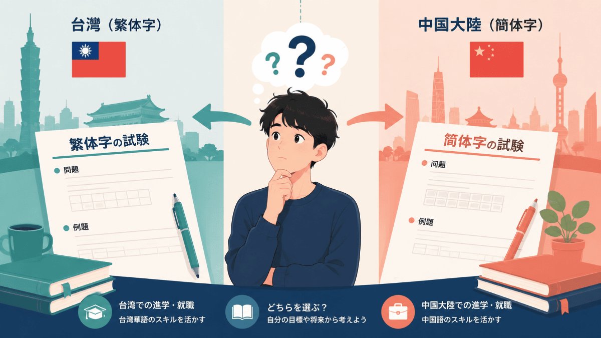 TOCFLとHSKの違い｜どっちを受けるべき？