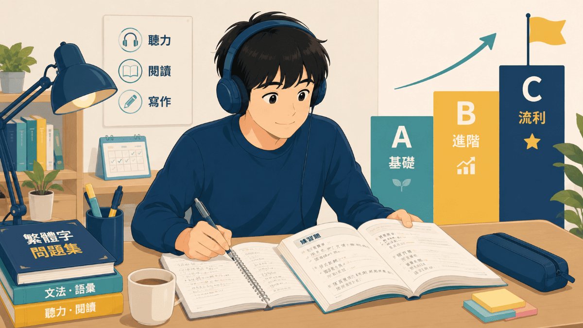 TOCFL勉強法｜Band A・B・C別の対策と学習手順