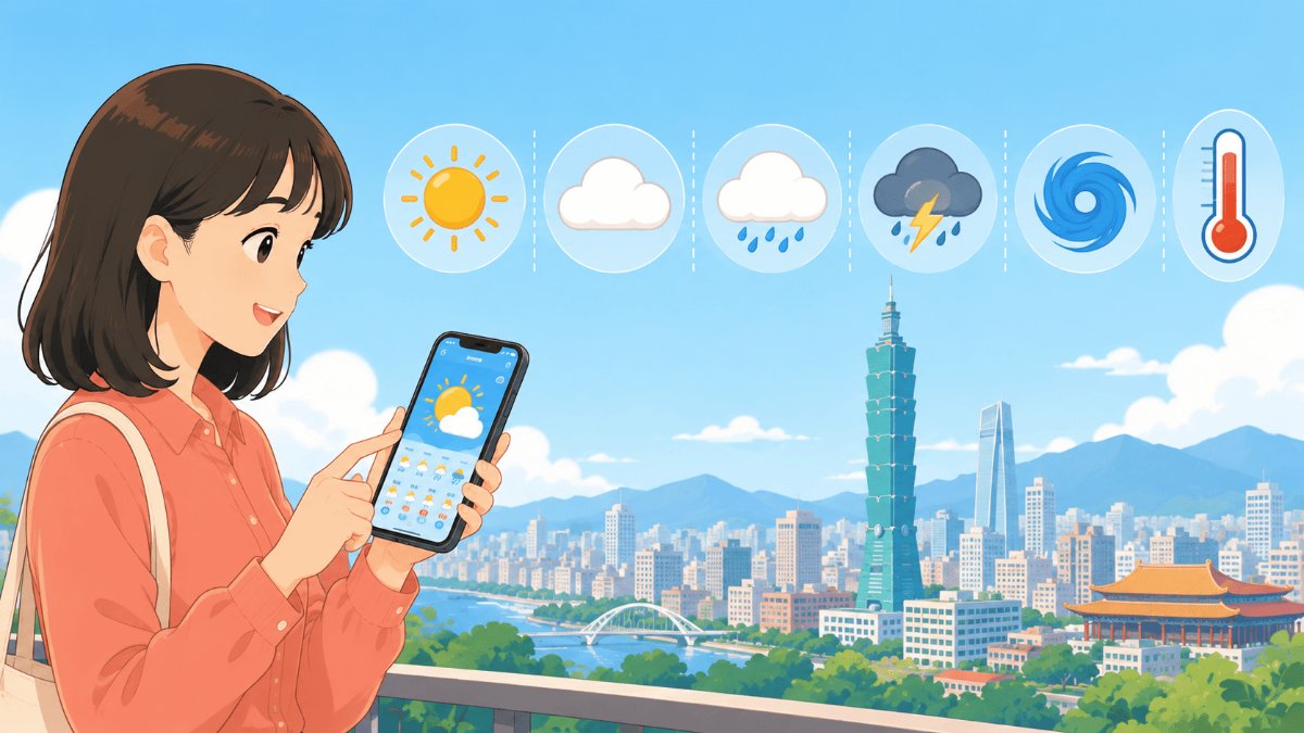 天気の中国語｜台湾の天気予報が聞き取れる単語・例文