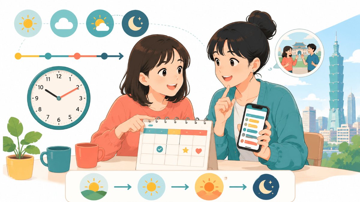 曜日・日付・時間の中国語｜台湾で予定を伝える表現まとめ